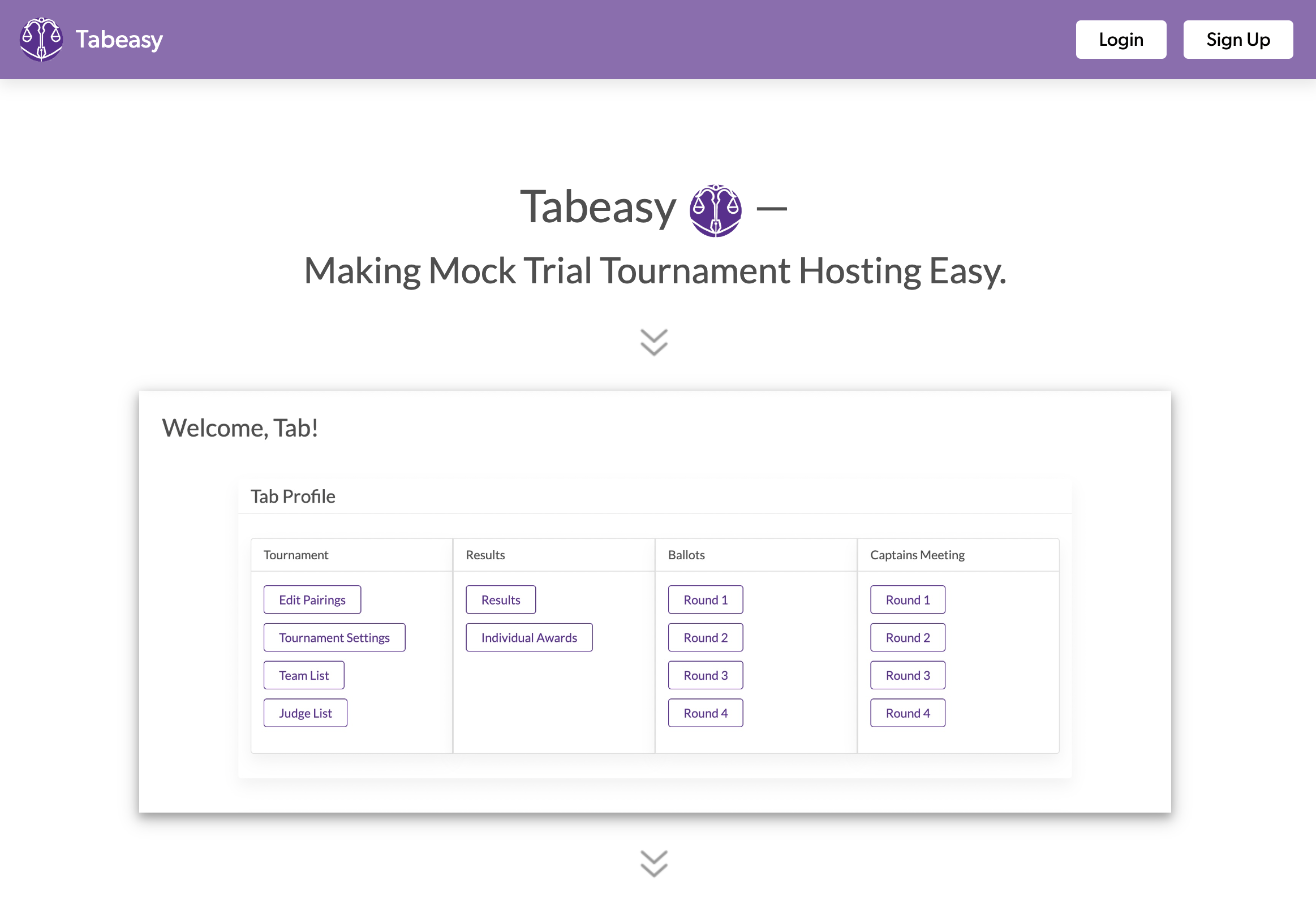 Tabeasy Homepage